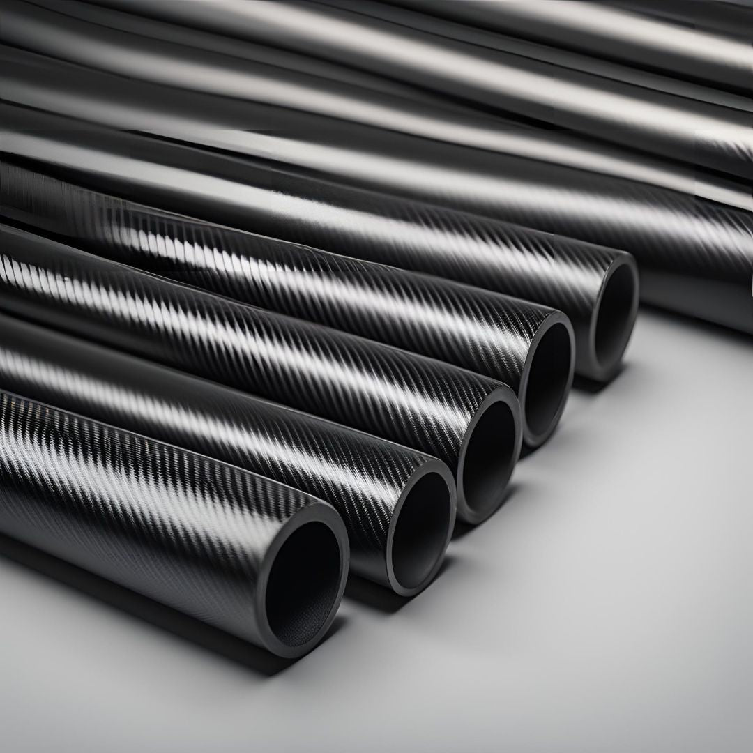 Carbon Fiber Tube: 3K Glossy Surface Carbon Fiber Tube Length 1000mm