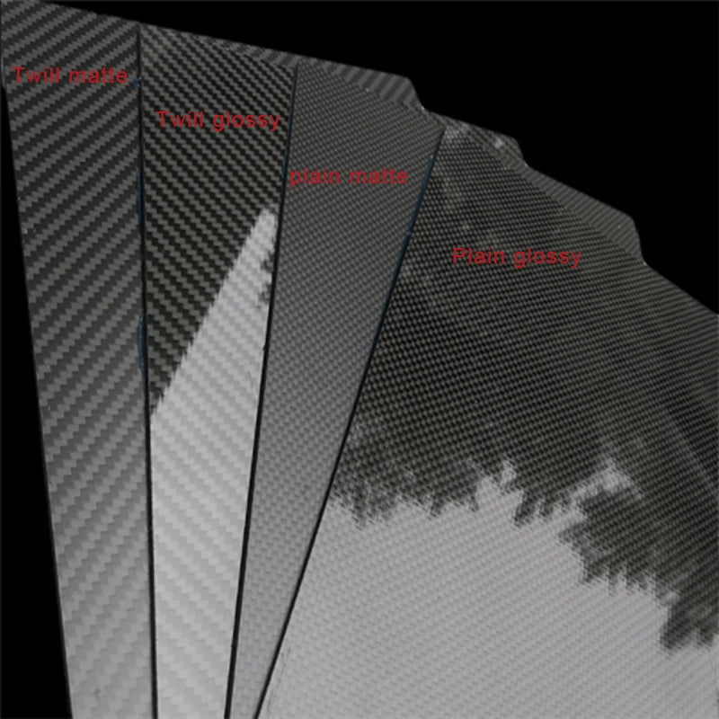 Carbon Fiber Plate: Full 3K Sheet High Strength Carbon Board Panel 1000*1000mm
