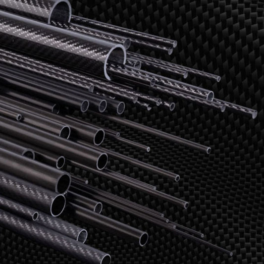 Carbon Fiber Tube: 3K Glossy Surface Carbon Fiber Tube Length 1000mm